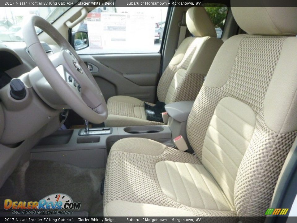 Beige Interior - 2017 Nissan Frontier SV King Cab 4x4 Photo #13