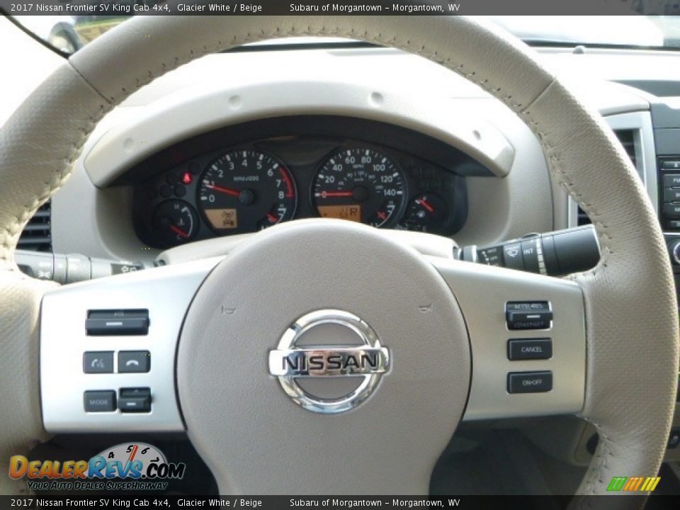 2017 Nissan Frontier SV King Cab 4x4 Steering Wheel Photo #20