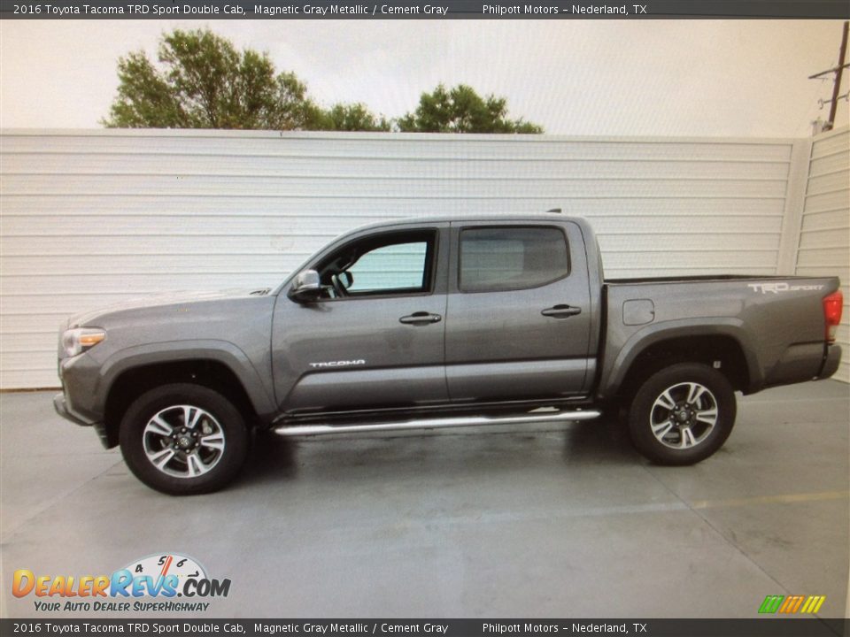 2016 Toyota Tacoma TRD Sport Double Cab Magnetic Gray Metallic / Cement Gray Photo #2