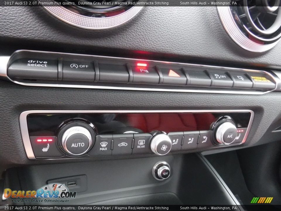 Controls of 2017 Audi S3 2.0T Premium Plus quattro Photo #24