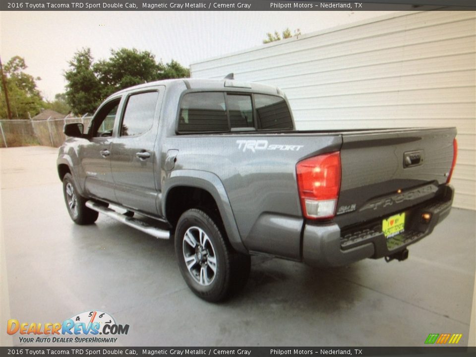 2016 Toyota Tacoma TRD Sport Double Cab Magnetic Gray Metallic / Cement Gray Photo #3
