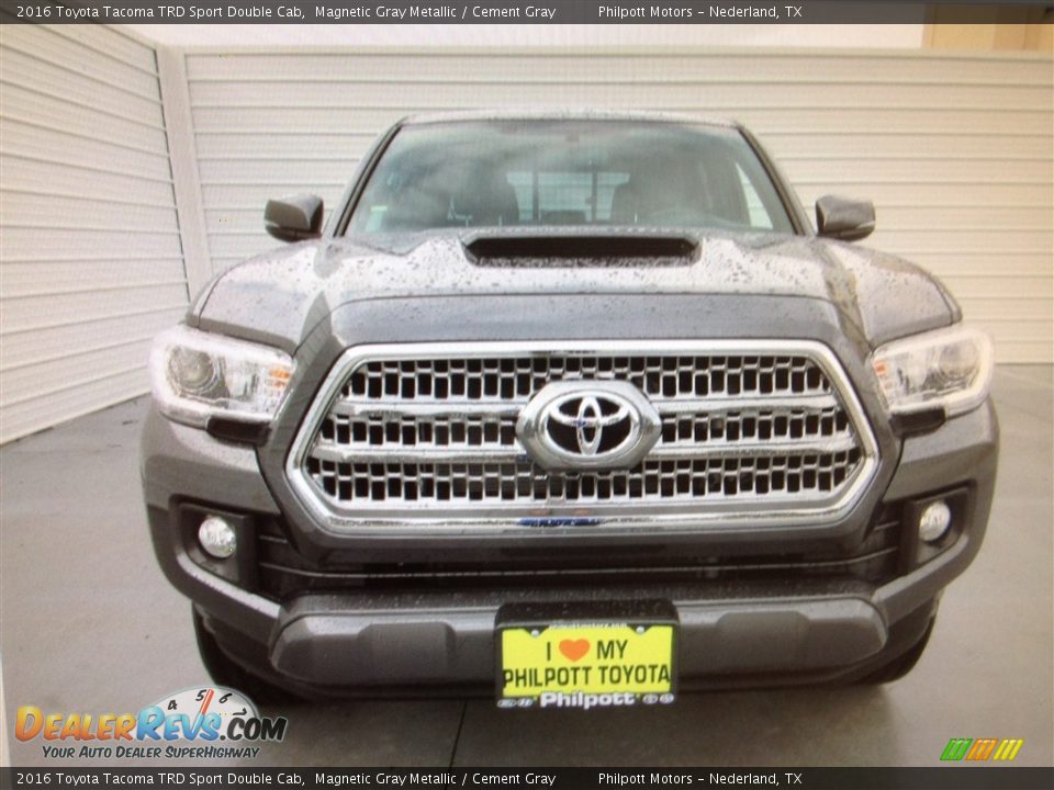 2016 Toyota Tacoma TRD Sport Double Cab Magnetic Gray Metallic / Cement Gray Photo #4