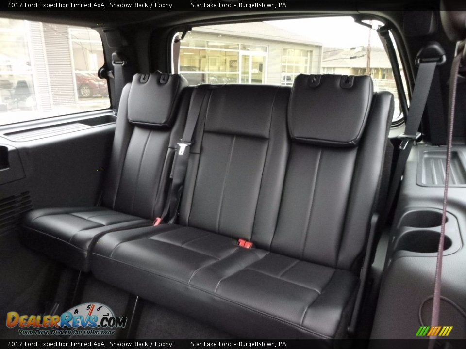 Rear Seat of 2017 Ford Expedition Limited 4x4 Photo #11
