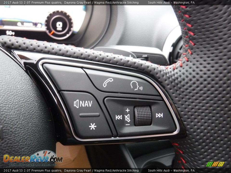 Controls of 2017 Audi S3 2.0T Premium Plus quattro Photo #29