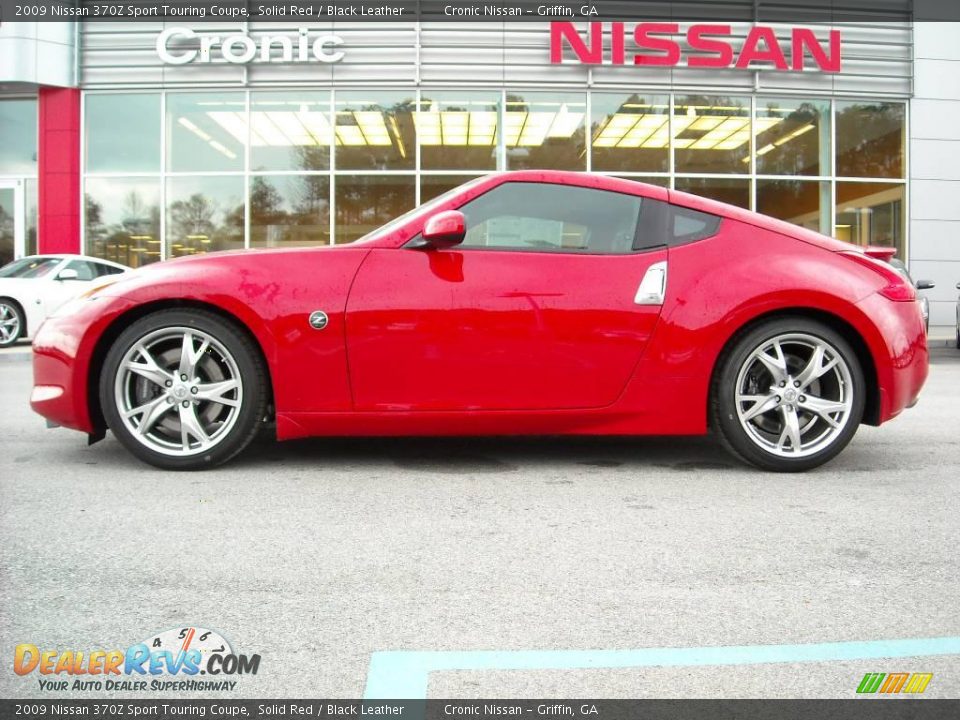 2009 Nissan 370Z Sport Touring Coupe Solid Red / Black Leather Photo #1