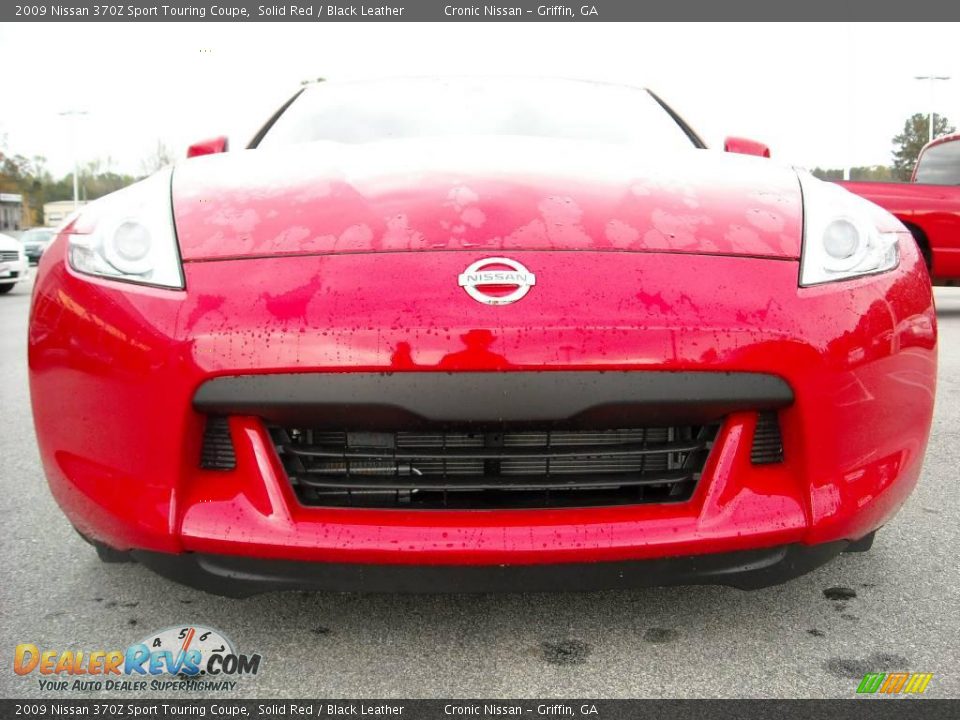 2009 Nissan 370Z Sport Touring Coupe Solid Red / Black Leather Photo #3
