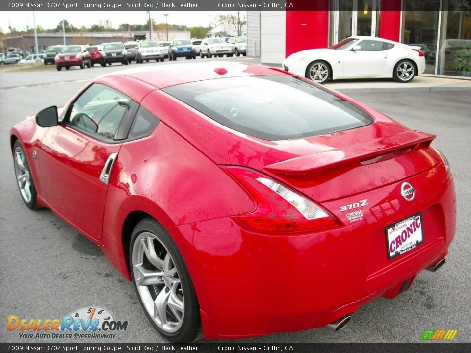 2009 Nissan 370Z Sport Touring Coupe Solid Red / Black Leather Photo #8