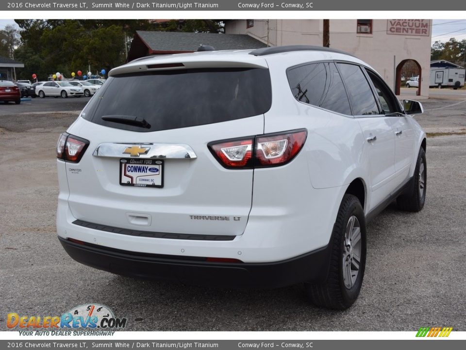 2016 Chevrolet Traverse LT Summit White / Dark Titanium/Light Titanium Photo #3