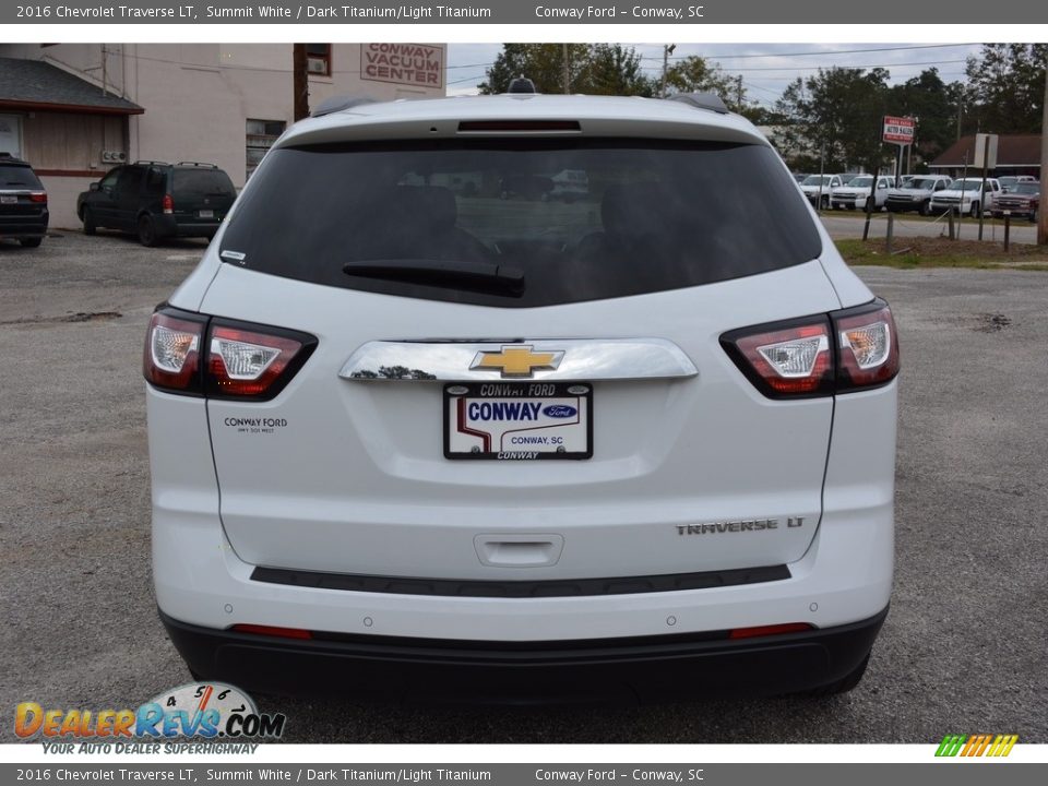 2016 Chevrolet Traverse LT Summit White / Dark Titanium/Light Titanium Photo #4