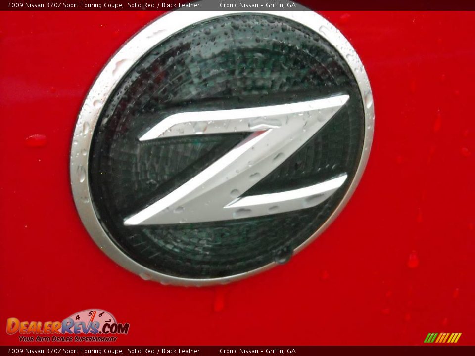 2009 Nissan 370Z Sport Touring Coupe Solid Red / Black Leather Photo #11