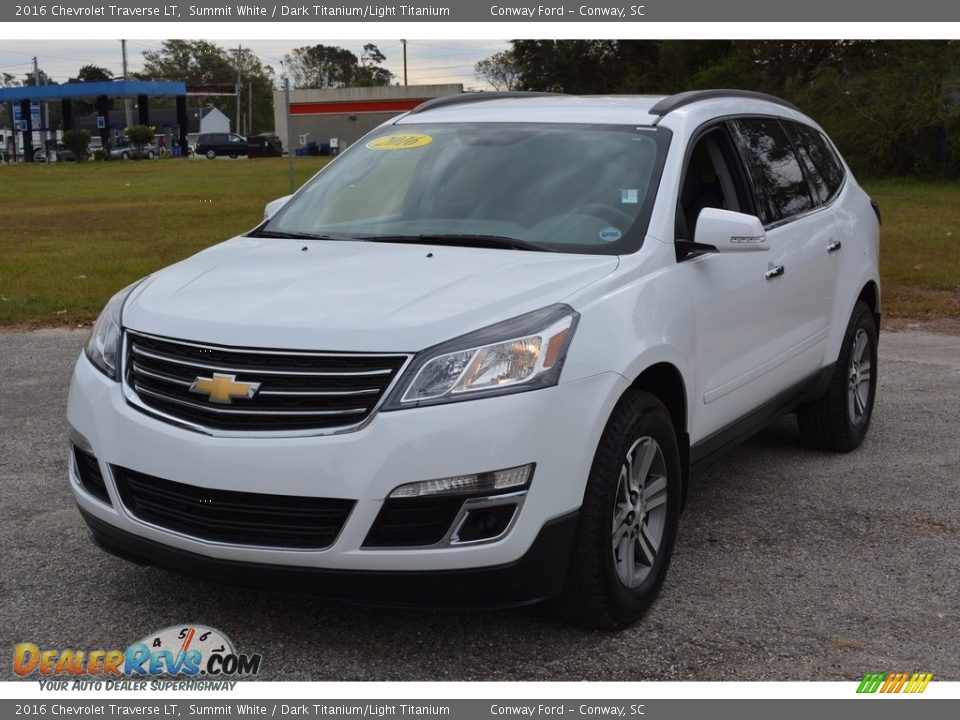 2016 Chevrolet Traverse LT Summit White / Dark Titanium/Light Titanium Photo #9