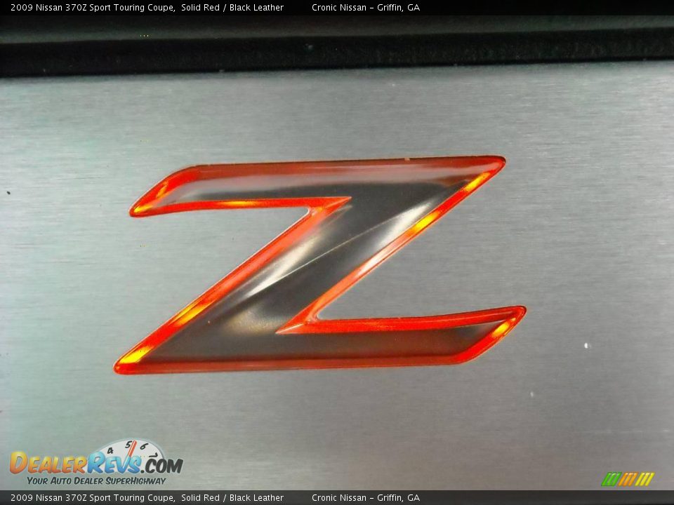 2009 Nissan 370Z Sport Touring Coupe Solid Red / Black Leather Photo #12