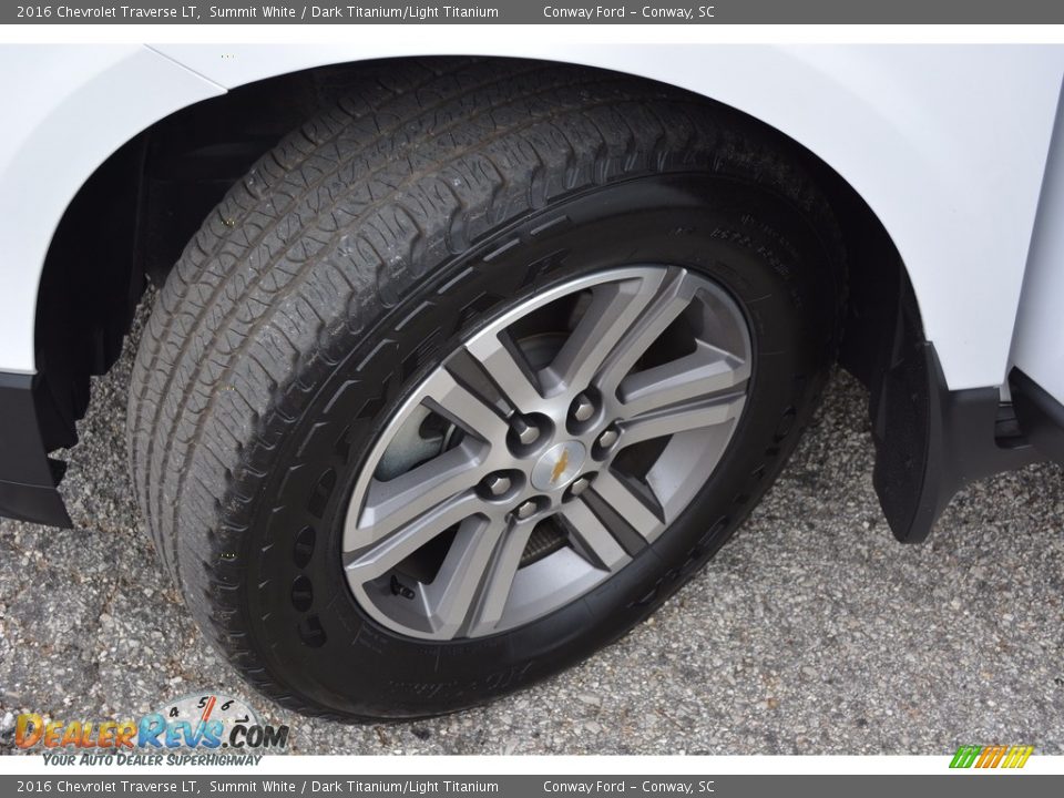 2016 Chevrolet Traverse LT Summit White / Dark Titanium/Light Titanium Photo #13