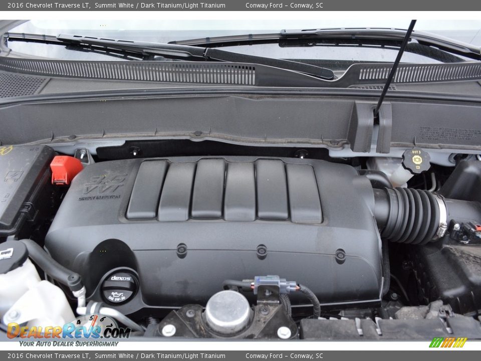 2016 Chevrolet Traverse LT Summit White / Dark Titanium/Light Titanium Photo #14