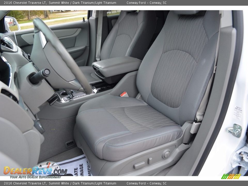2016 Chevrolet Traverse LT Summit White / Dark Titanium/Light Titanium Photo #15