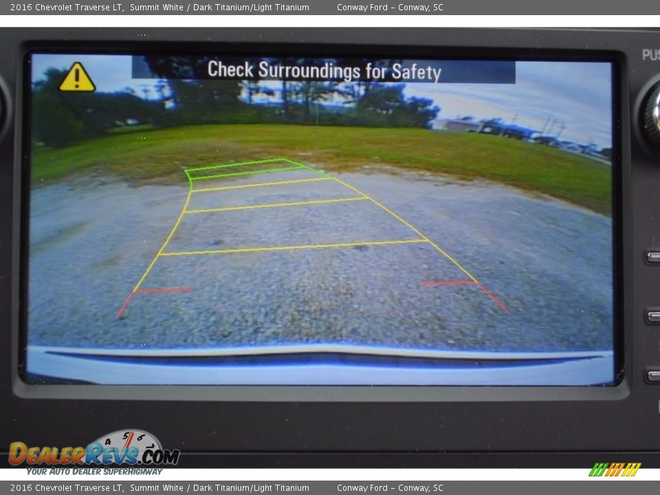 2016 Chevrolet Traverse LT Summit White / Dark Titanium/Light Titanium Photo #23