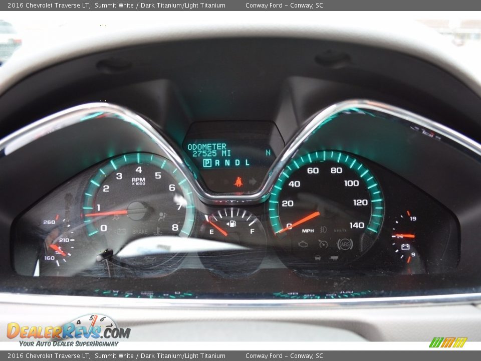 2016 Chevrolet Traverse LT Summit White / Dark Titanium/Light Titanium Photo #26