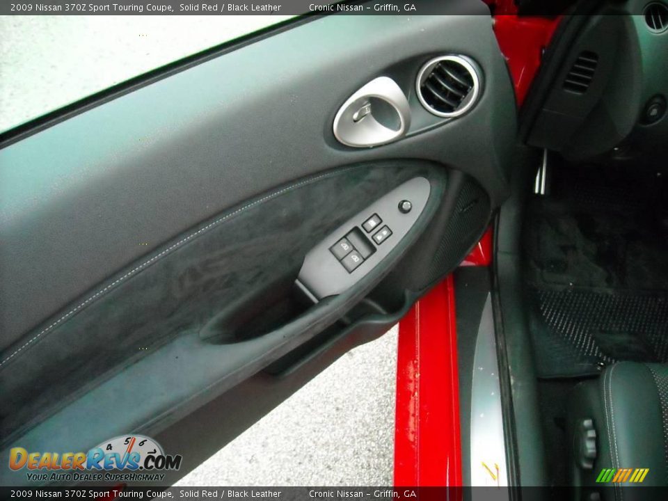 2009 Nissan 370Z Sport Touring Coupe Solid Red / Black Leather Photo #15