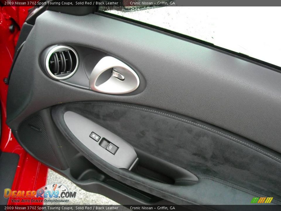 2009 Nissan 370Z Sport Touring Coupe Solid Red / Black Leather Photo #17