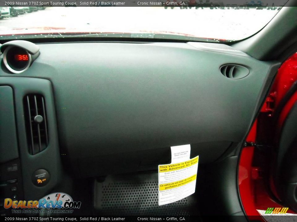 2009 Nissan 370Z Sport Touring Coupe Solid Red / Black Leather Photo #18