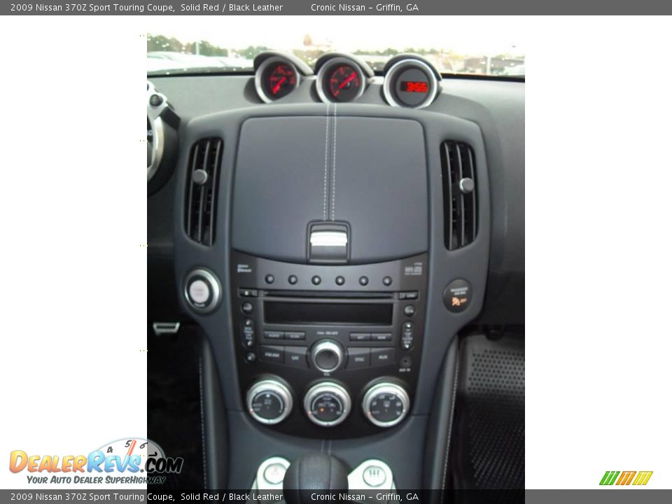 2009 Nissan 370Z Sport Touring Coupe Solid Red / Black Leather Photo #19