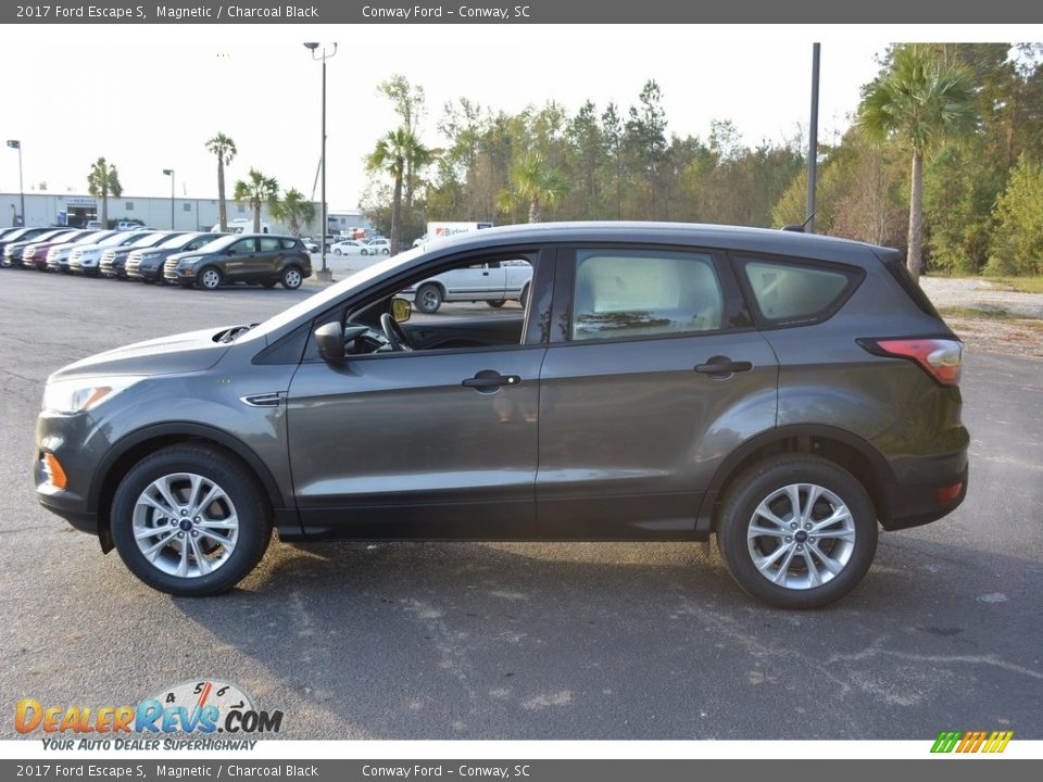 2017 Ford Escape S Magnetic / Charcoal Black Photo #7