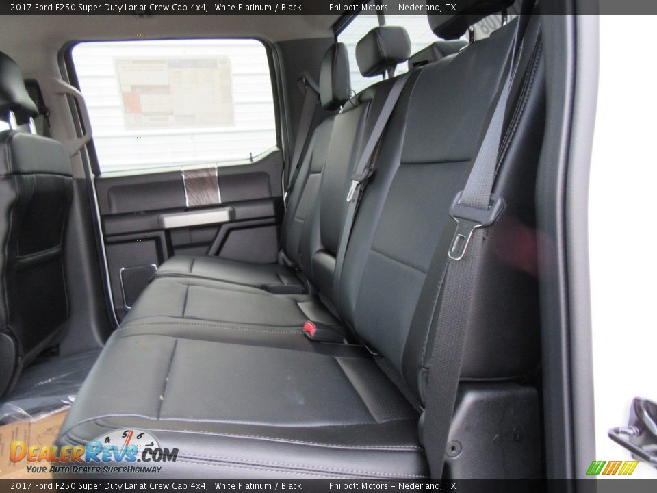 Rear Seat of 2017 Ford F250 Super Duty Lariat Crew Cab 4x4 Photo #20