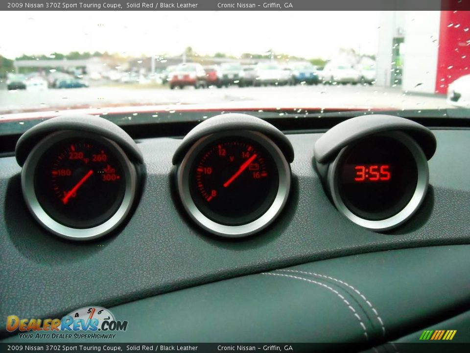 2009 Nissan 370Z Sport Touring Coupe Solid Red / Black Leather Photo #23