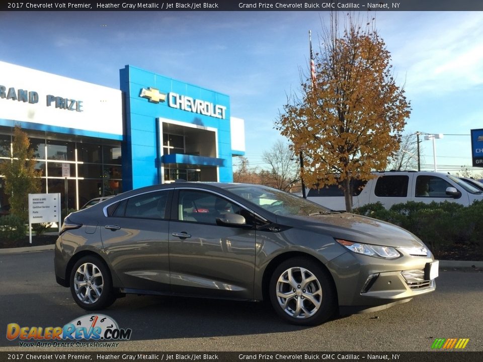 2017 Chevrolet Volt Premier Heather Gray Metallic / Jet Black/Jet Black Photo #3