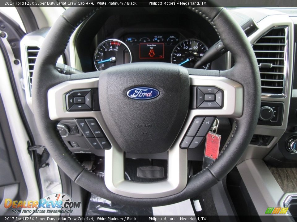 2017 Ford F250 Super Duty Lariat Crew Cab 4x4 Steering Wheel Photo #32