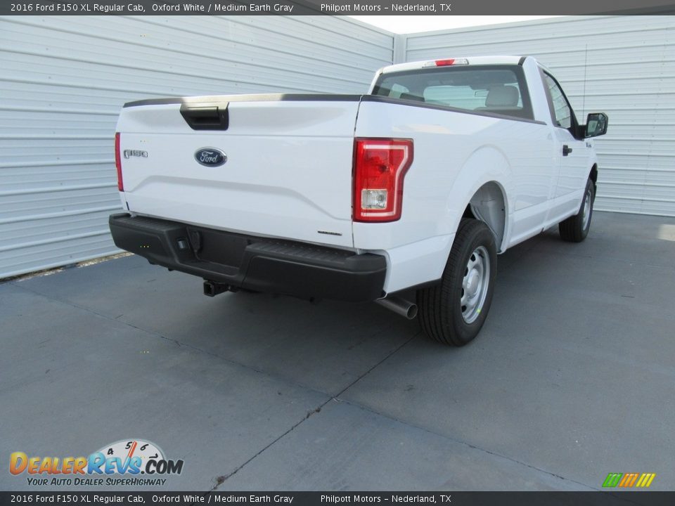 2016 Ford F150 XL Regular Cab Oxford White / Medium Earth Gray Photo #4