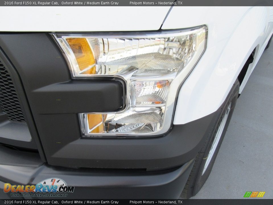 2016 Ford F150 XL Regular Cab Oxford White / Medium Earth Gray Photo #9