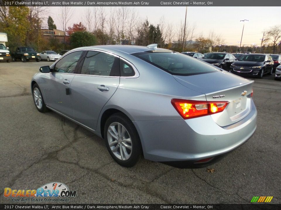 2017 Chevrolet Malibu LT Arctic Blue Metallic / Dark Atmosphere/Medium Ash Gray Photo #6