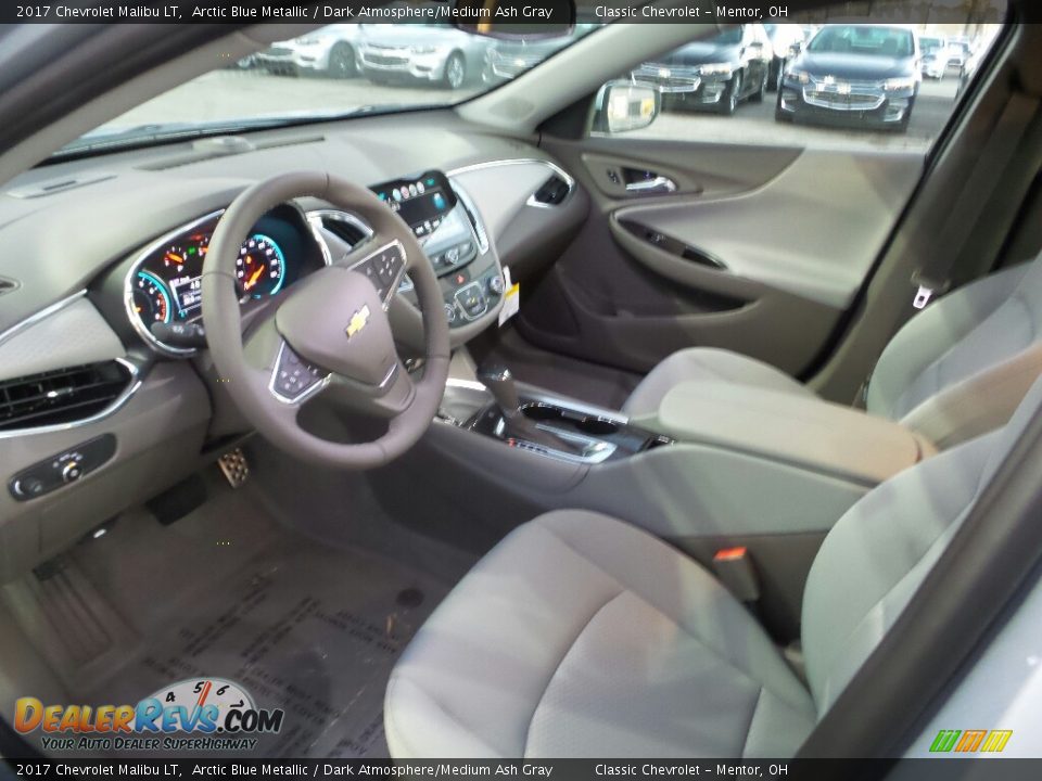 2017 Chevrolet Malibu LT Arctic Blue Metallic / Dark Atmosphere/Medium Ash Gray Photo #7