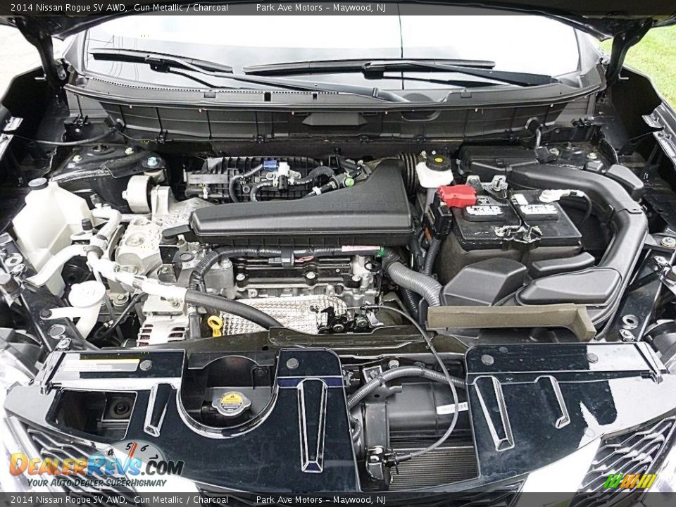2014 Nissan Rogue SV AWD Gun Metallic / Charcoal Photo #34