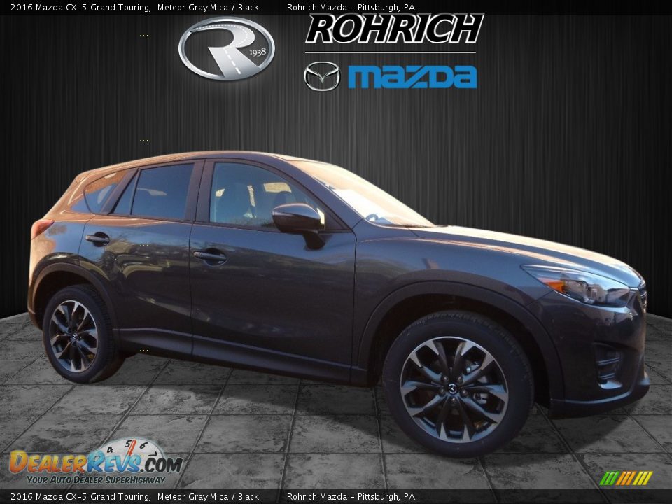 2016 Mazda CX-5 Grand Touring Meteor Gray Mica / Black Photo #1