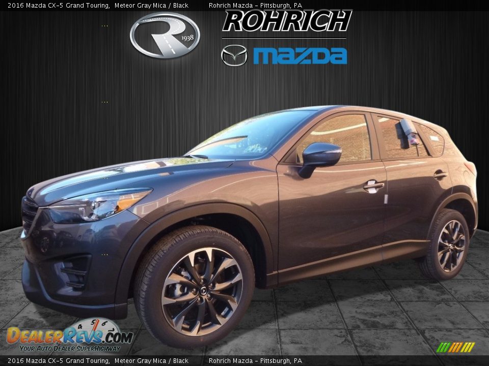 2016 Mazda CX-5 Grand Touring Meteor Gray Mica / Black Photo #4