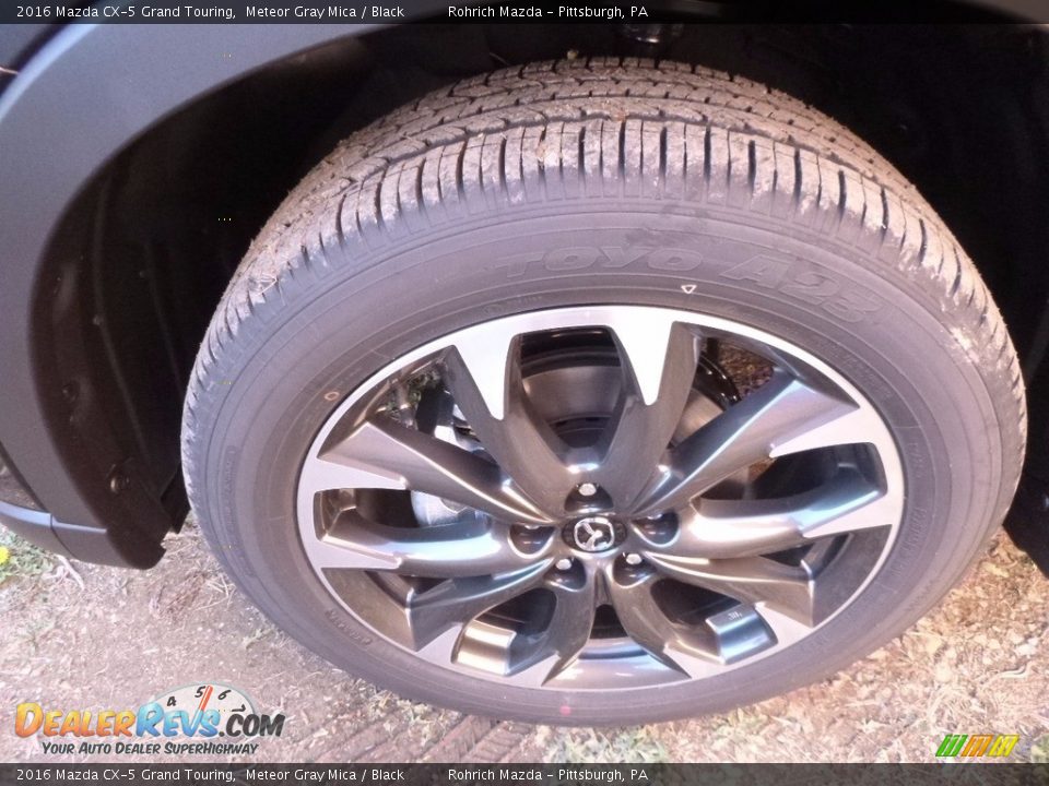 2016 Mazda CX-5 Grand Touring Meteor Gray Mica / Black Photo #5