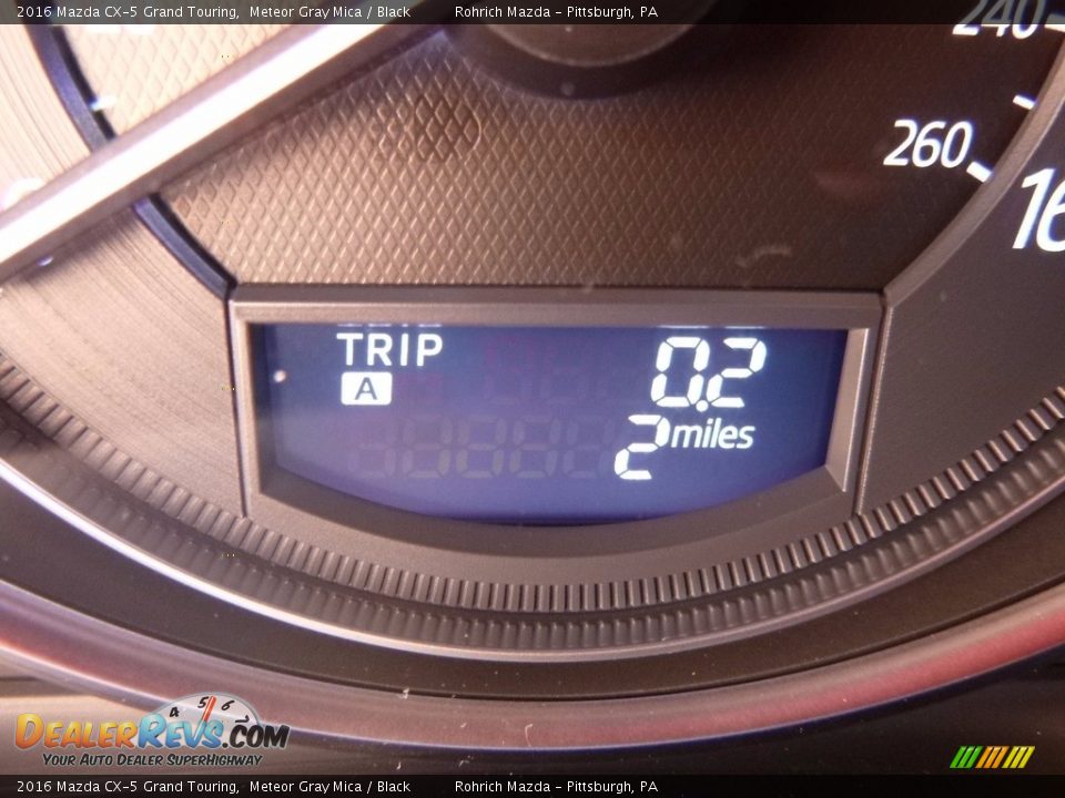 2016 Mazda CX-5 Grand Touring Meteor Gray Mica / Black Photo #20