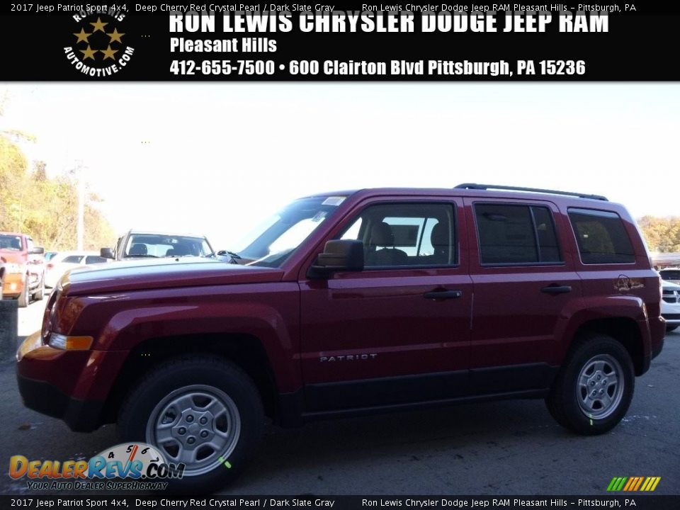2017 Jeep Patriot Sport 4x4 Deep Cherry Red Crystal Pearl / Dark Slate Gray Photo #1