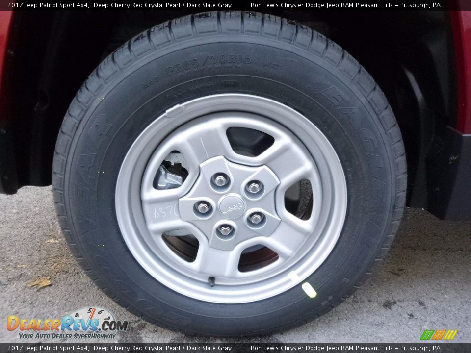 2017 Jeep Patriot Sport 4x4 Deep Cherry Red Crystal Pearl / Dark Slate Gray Photo #10