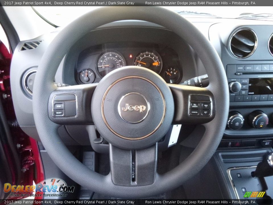 2017 Jeep Patriot Sport 4x4 Deep Cherry Red Crystal Pearl / Dark Slate Gray Photo #16