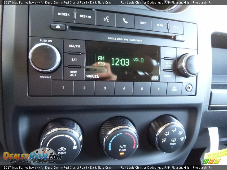 2017 Jeep Patriot Sport 4x4 Deep Cherry Red Crystal Pearl / Dark Slate Gray Photo #20
