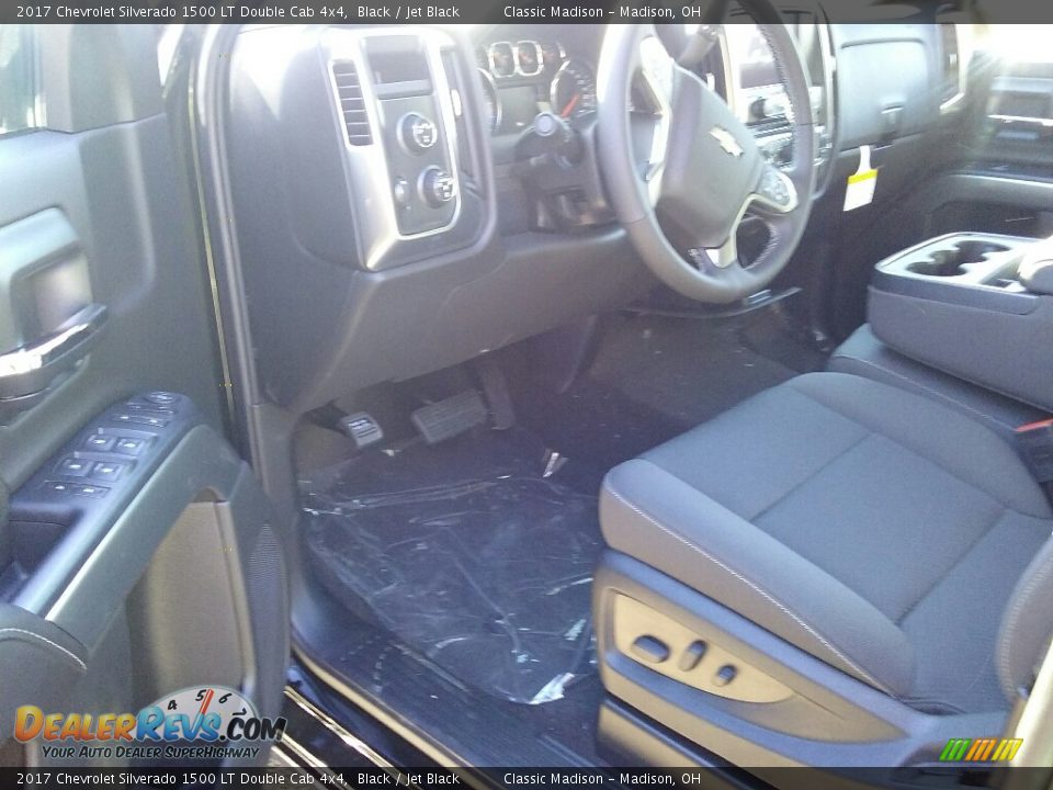 2017 Chevrolet Silverado 1500 LT Double Cab 4x4 Black / Jet Black Photo #3