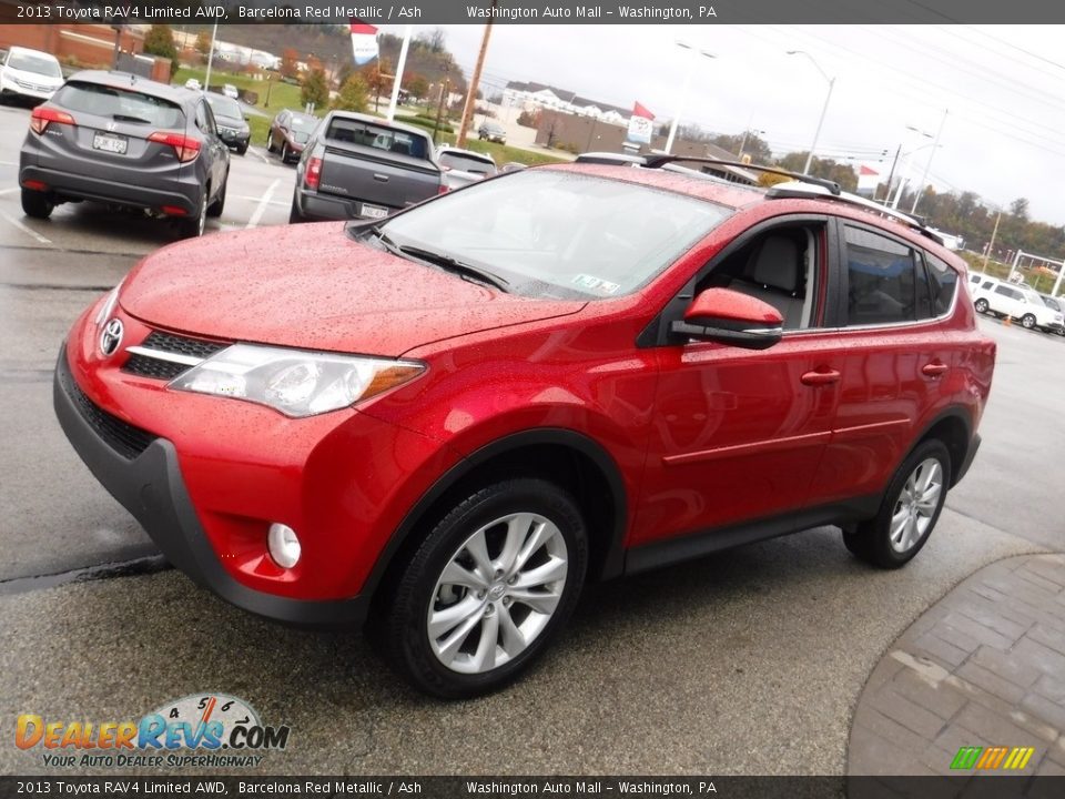 2013 Toyota RAV4 Limited AWD Barcelona Red Metallic / Ash Photo #5
