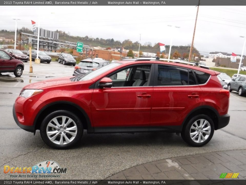 2013 Toyota RAV4 Limited AWD Barcelona Red Metallic / Ash Photo #6