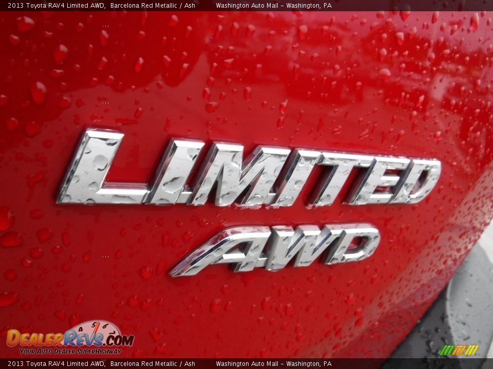 2013 Toyota RAV4 Limited AWD Barcelona Red Metallic / Ash Photo #9