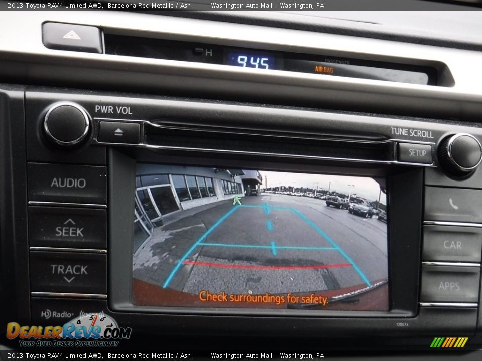 2013 Toyota RAV4 Limited AWD Barcelona Red Metallic / Ash Photo #16