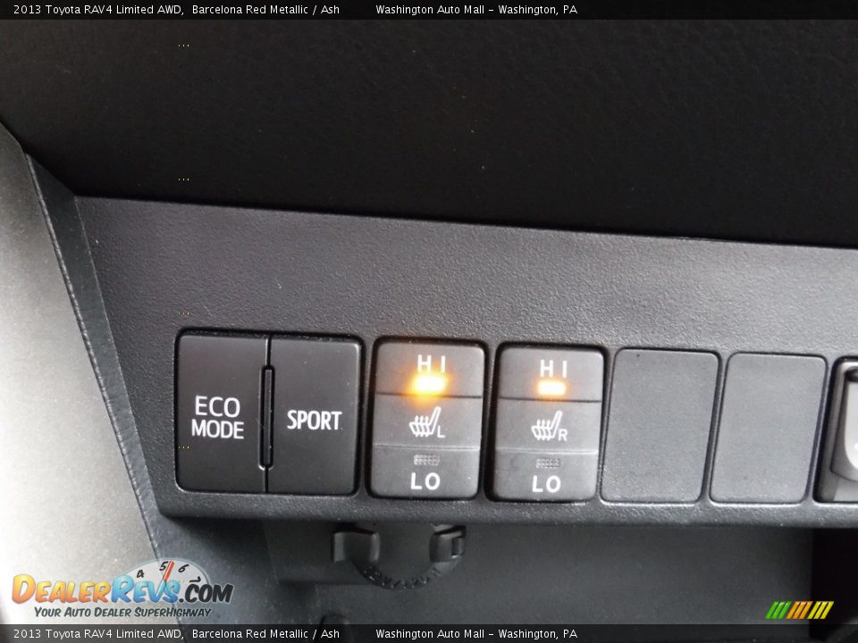2013 Toyota RAV4 Limited AWD Barcelona Red Metallic / Ash Photo #17