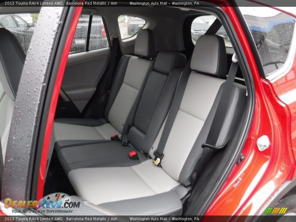 2013 Toyota RAV4 Limited AWD Barcelona Red Metallic / Ash Photo #18